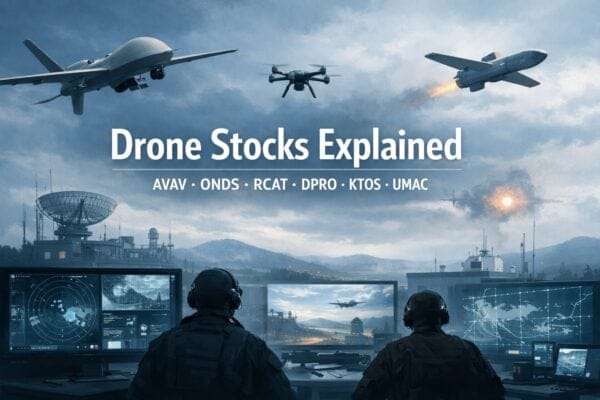 Drone Stocks Explained – AVAV, ONDS, RCAT, DPRO, KTOS, UMAC